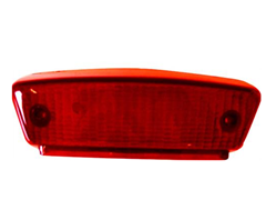 LENTE DA LANTERNA TRASEIRA VERMELHA PARA YBR 125 K 2005 A 2008 - YBR 125 E 2005 A 2008 - YBR 125 ED 2005 A 2008