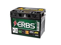 BATERIA ERBS ERX 4BS 12V 4AH PARA BIZ 100 KS/ES - TTR 125   - CG 125 TITAN KS - JOG 50