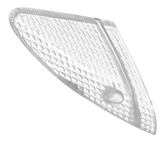 LENTE DO PISCA DIANTEIRO DIREITO CRISTAL PARA BIZ 100 KS 1998 A 2005 - BIZ 100 ES 2000 A 2005 - BIZ 100+ 2003 A 2005