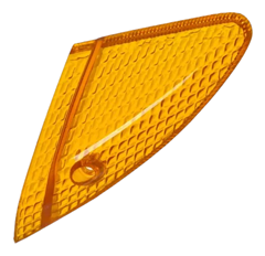 LENTE DO PISCA DIANTEIRO DIREITO AMARELO PARA BIZ 100 KS 1998 A 2005 - BIZ 100 ES 2000 A 2005 - BIZ 100+ 2003 A 2005