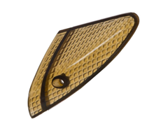 LENTE DO PISCA DIANTEIRA ESQUERDA FUME PARA BIZ 100 KS 1998 A 2005 - BIZ 100 ES 2000 A 2005 - BIZ 100+ 2003 A 2005