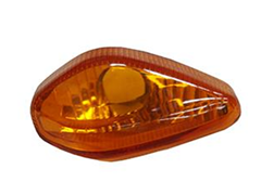 LENTE DO PISCA DIANTEIRO DIREITO/TRASEIRO ESQUERDO AMARELO PARA FAN 125 KS 2014 A 2015 - START 160 ES 2016 A 2017 - NXR 150 BROS ESD 2013 A 2014