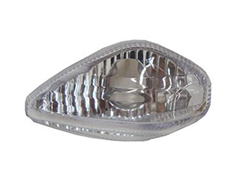 LENTE DO PISCA DIANTEIRO ESQUERDO/TRASEIRO DIREITO CRISTAL PARA  TITAN 150 EX 2014 A 2015 - XRE 190A 2016 A 2024 - NXR 160 BROS EDD 2015 A 2024