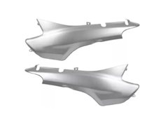 TAMPA LATERAL PARA BIZ 100 2002 A 2004 - (PRATA)