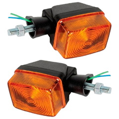 PISCA COMPLETO SEM LAMPADA PARA YBR 2004 - 2008 - XTZ 2003 - 2008 UNIVERSAL AMARELO