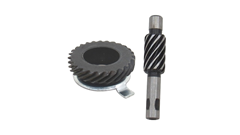 ENGRENAGEM DO VELOCIMETRO + PINHAO (FERRO) PARA YBR 125 ED 2000 A 2008