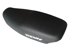 CAPA DE BANCO MODELO ORIGINAL (COM NOME) PARA CG 125 TODAY 1989 A 1994 PRETA  