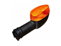 PISCA COMPLETO SEM LAMPADA PARA FACTOR 12-16 DIANTEIRO DIREITO/TRASEIRO ESQUERDO AMARELO