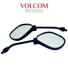 PAR DE RETROVISOR MINI PARA TITAN125 KS/ES 2000 A 2004 - FAN125 2005 A 2008