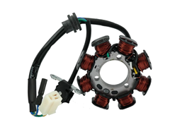 ESTATOR (SEM BASE) E BOBINA DE PULSO PARA CG 125 TITAN KS 1995 A 2000 - PARA CG 125 CARGO 1992 A 1999 - CG 125 TODAY 1992 A 1994 