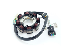 ESTATOR COM BOBINA DE PULSO PARA TITAN 125 KS/ES 2002 A 2004 -  FAN 125 2005 A 2008 - TITAN 125 KSE 2002 A 2004