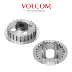 CUBO E PLATO DA EMBREAGEM PARA BIZ 100 1998 A 2015 - DREAM 100 1993 A 1997