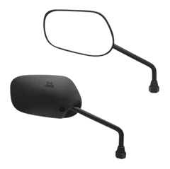 PAR DE RETROVISOR MINI PARA TITAN125 KS/ES 2000 A 2004 - FAN125 2005 A 2008