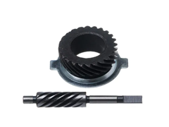 ENGRENAGEM DO VELOCIMETRO + PINHAO (FERRO) PARA  NXR 150 BROS KS 2006 A 2008 - NXR 125 BROS 2003 A 2005 - XLR 125 1997 A 2002