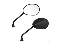 PAR DE RETROVISOR MODELO ORIGINAL PARA BIZ 125 2006 A 2017 - NXR 150 BROS 2009 A 2014 - POP 100 2007 A 2015