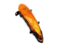 PISCA COMPLETO SEM LAMPADA PARA BIZ 100 2013 - 2015 DIANTEIRO ESQUERDO AMARELO