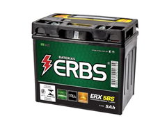 BATERIA ERBS ERX 5BS 12V 5AH PARA CG 125/150/160 TITAN - FACTOR 125/150  - BIZ 100/ 110I/ 125 