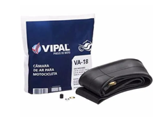 CAMARA DE AR DIANTEIRA E TRASEIRA VA-18 PARA YBR 125 K/E/ED 2000 A 2008 - TITAN 150 KS/ES 2004 A 2010  - START 160 ES 2016 A 2024 