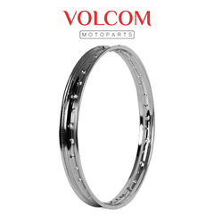 ARO DE RODA TRASEIRO ACO CROMADO PARA NX - XR - XTZ - LANDER 2.15X18