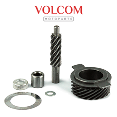 ENGRENAGEM DO VELOCIMETRO + PINHAO (FERRO) PARA BIZ 125 KS 2006 A 2013 - TITAN 150 KS 2004 A 2013 -  POP 100 2007 A 2015