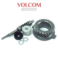 ENGRENAGEM DO VELOCIMETRO + PINHAO (FERRO) PARA  NXR 150 BROS KS 2006 A 2008 - NXR 125 BROS 2003 A 2005 - XLR 125 1997 A 2002