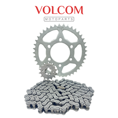 KIT DE TRANSMISSAO SEM RETENTOR ACO 1045 PARA XTZ 150 CROSSER E 2014 A 2018 - XTZ 150 CROSSER ZA 2019 A 2023 - XTZ 150 CROSSER SA 2019 A 2023
