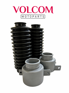 SANFONA DE BENGALA 13 DENTES COM ADAPTADOR E ABRACADEIRA COR PRETA PARA TITAN 160 2016 A 2023 - YBR 125 2000 A 2008 - CB 250F TWISTER