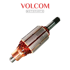 INDUZIDO DO MOTOR DE PARTIDA PARA YBR 125 2000 A 2008 - FACTOR 125 2009 A 2016 - XTZ 125 2003 A 2016