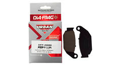 PASTILHA DO FREIO (DIANTEIRA) PARA NXR160 BROS EDD 2015 A 2025 - CB250F TWISTER 2016 A 2020 - XRE190A 2016 A 2025