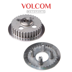 CUBO E PLATO DA EMBREAGEM PARA BIZ POP100 2007 A 2015