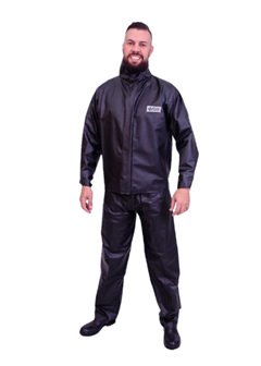 CAPA DE CHUVA (CONJUNTO) EM PVC - TAMANHO M