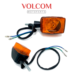 PISCA COMPLETO SEM LAMPADA PARA YBR E 2002 - 2003 UNIVERSAL AMARELO