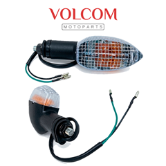 PISCA COMPLETO SEM LAMPADA PARA XTZ 125 2010 - 2016 TRASEIRO ESQUERDO CRISTAL