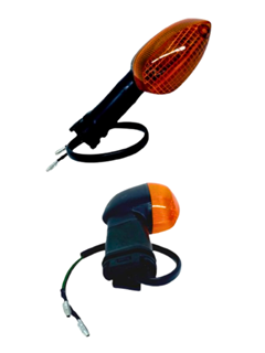 PISCA COMPLETO SEM LAMPADA PARA FACTOR 125 - 2017 - 2022 - FATOR 150 2016 - 2022 FAZER 150 - 2014 - 2022 DIANTEIRO ESQUERDO/TRASEIRO DIREITO AMARELO