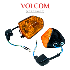 PISCA COMPLETO SEM LAMPADA PARA POP 110I 2016 - 2025 TRASEIRO ESQUERDO AMARELO