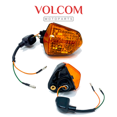 PISCA COMPLETO SEM LAMPADA PARA POP 110I 2016 - 2025 DIANTEIRO ESQUERDO AMARELO