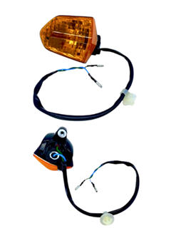 PISCA COMPLETO COM LAMPADA PARA POP 110I 2016 - 2025 TRASEIRO DIREITO AMARELO