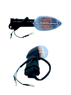 PISCA COMPLETO SEM LAMPADA PARA FAZER 150 - FACTOR 125 - XTZ 125 DIANTEIRO ESQUERDO/TRASEIRO DIREITO CRISTAL