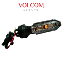 PISCA LED SEQUENCIAL COMPLETO PARA CB250F - TWISTER - TITAN 160 - BROS 160 - CB 300  DIANTEIRO DIREITO/TRASEIRO ESQUERDO