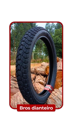 PNEU BORA BORA 90/90-19 BR 60 PARA NXR 150/125/160 BROS -  XTZ 150 CROSSER E - YAMAHA TDM 225
