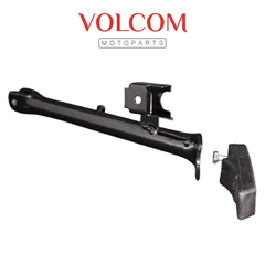 CAVALETE LATERAL COM BORRACHA PARA  TITAN 150 2014 A 2015 - FAN 160 2016 A 2024 - TITAN 160 2016 A 2024