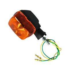 PISCA COMPLETO SEM LAMPADA PARA  YBR 2000 - 2001 AMARELO