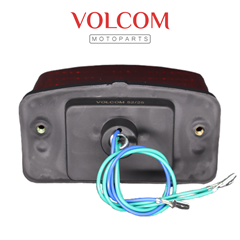 LANTERNA TRASEIRA MODELO ORIGINAL COM LAMPADA PARA TITAN 125 1995 A 1999 - TODAY 125 1989 A 1994 - XLS 125 1984 A 1996
