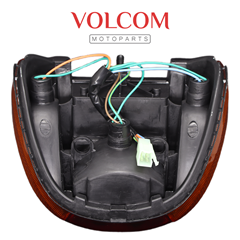 LANTERNA TRASEIRA MODELO ORIGINAL SEM LAMPADA PARA POP 100 2007 A 2011 - BIZ 100 KS 1998 A 2005 - BIZ 100+ 2002 A 2005