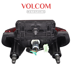LANTERNA TRASEIRA MODELO ORIGINAL COM LAMPADA PARA TITAN 125 KS 2000 A 2004 - TITAN 125 KSE 2002 A 2004 - FAN 125 2005 A 2008