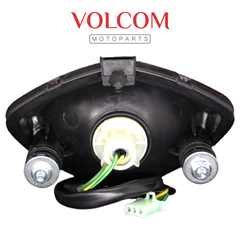 LANTERNA TRASEIRA MODELO ORIGINAL COM LAMPADA PARA FAN 125 KS 2014 2015 - TITAN 150 EX 2014 2015 - TITAN 160 2016 A 2024