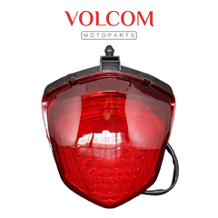LANTERNA TRASEIRA MODELO ORIGINAL COM LAMPADA PARA FAN 125 KS 2014 2015 - TITAN 150 EX 2014 2015 - TITAN 160 2016 A 2024
