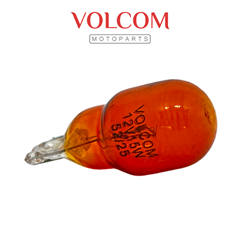 LAMPADA DO PISCA HALOGENA RY10W 12VX10W LARANJA PARA TITAN160 EX 2016 A 2024 - NXR160 BROS EDD 2015 A 2026 - FAN160 ESD 2016 A 2026 