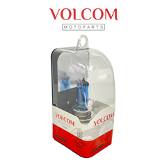 LAMPADA DO FAROL H4 PRODUZIDA COM CRISTAL DE QUARTZO 35/35W 12V AZUL EFEITO - XENON PARA TITAN 150 KS 2004 A 2010 - YBR 125 2000 A 2008 - NXR 150 BROS KS 2006 A 2008