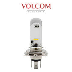 LAMPADA DO FAROL DE LED H4 12V 8W (FORTE) PARA TITAN 150 KS 2004 A 2010 - YBR 125 2000 A 2008 - NXR 150 BROS KS 2006 A 2008